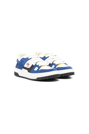 sneakers in pelle blu DSQUARED KIDS | 7775805